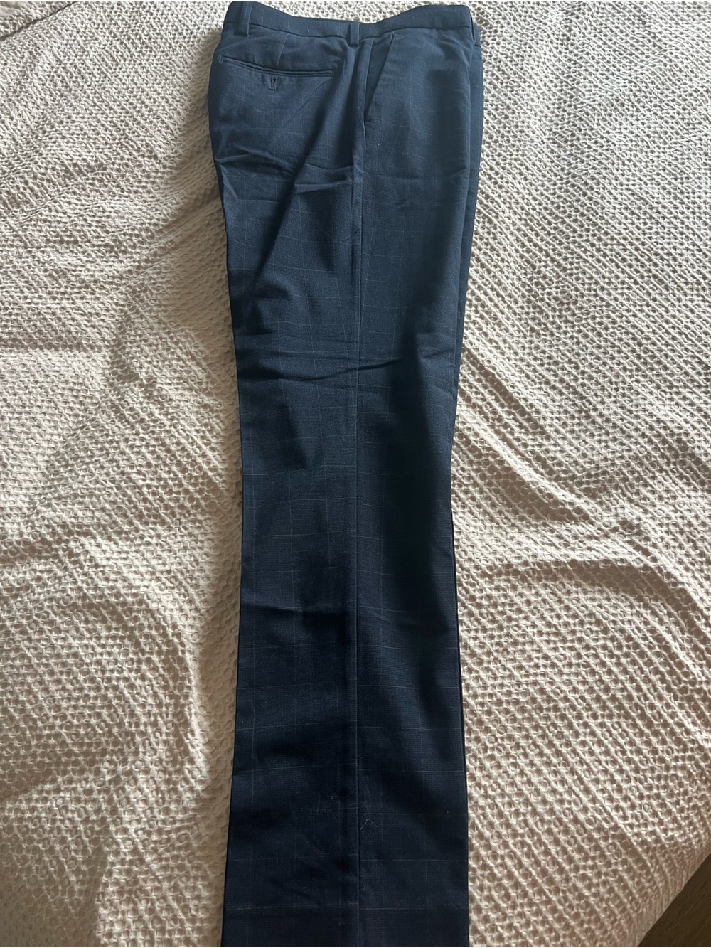 Perry Ellis Men's Dark Navy Dress Pants